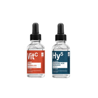 Vitamin C & Hyaluronic Acid Anti-ageing Facial Serum 30ml + Hyaluronic acid & Niacinamide Anti-ageing Eye Serum 15ml