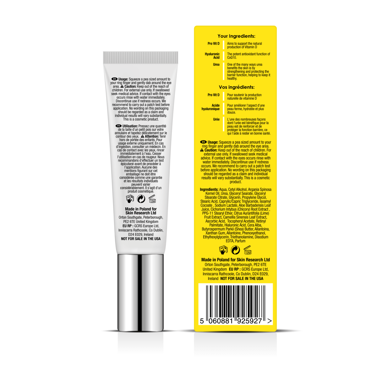Vitamin D Ceramide Eye Cream 15ml