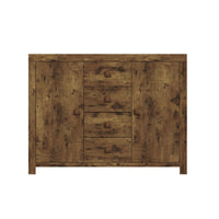 Jakarta Large Sideboard Natural 2 Doors 4 Shelves 4 Drawers