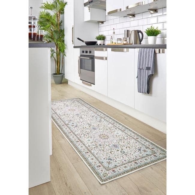 Vintage Charm Washable Chenille Rug