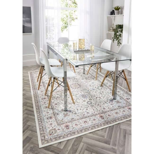 Vintage Charm Washable Chenille Rug