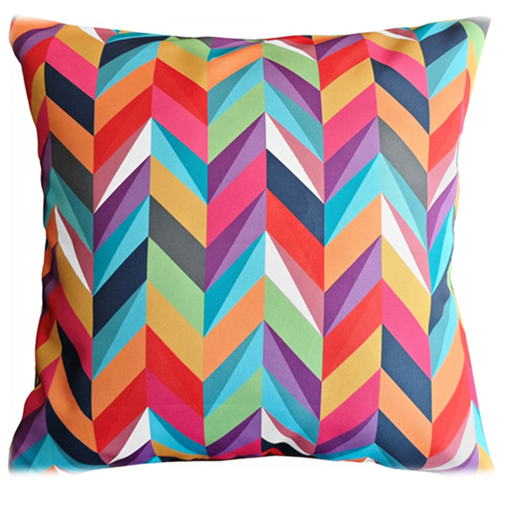 Waterproof Breathable California Multi Hollowfibre Filled Cushions 43x43cm for Outdoor Garden Bench Sofa or Indoor Use by OLIVIA ROCCO