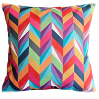 Waterproof Breathable California Multi Hollowfibre Filled Cushions 43x43cm for Outdoor Garden Bench Sofa or Indoor Use by OLIVIA ROCCO