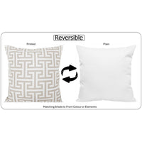 Waterproof Breathable Milano Natural Hollowfibre Filled Cushions 43x43cm for Outdoor Garden Bench Sofa or Indoor Use by OLIVIA ROCCO