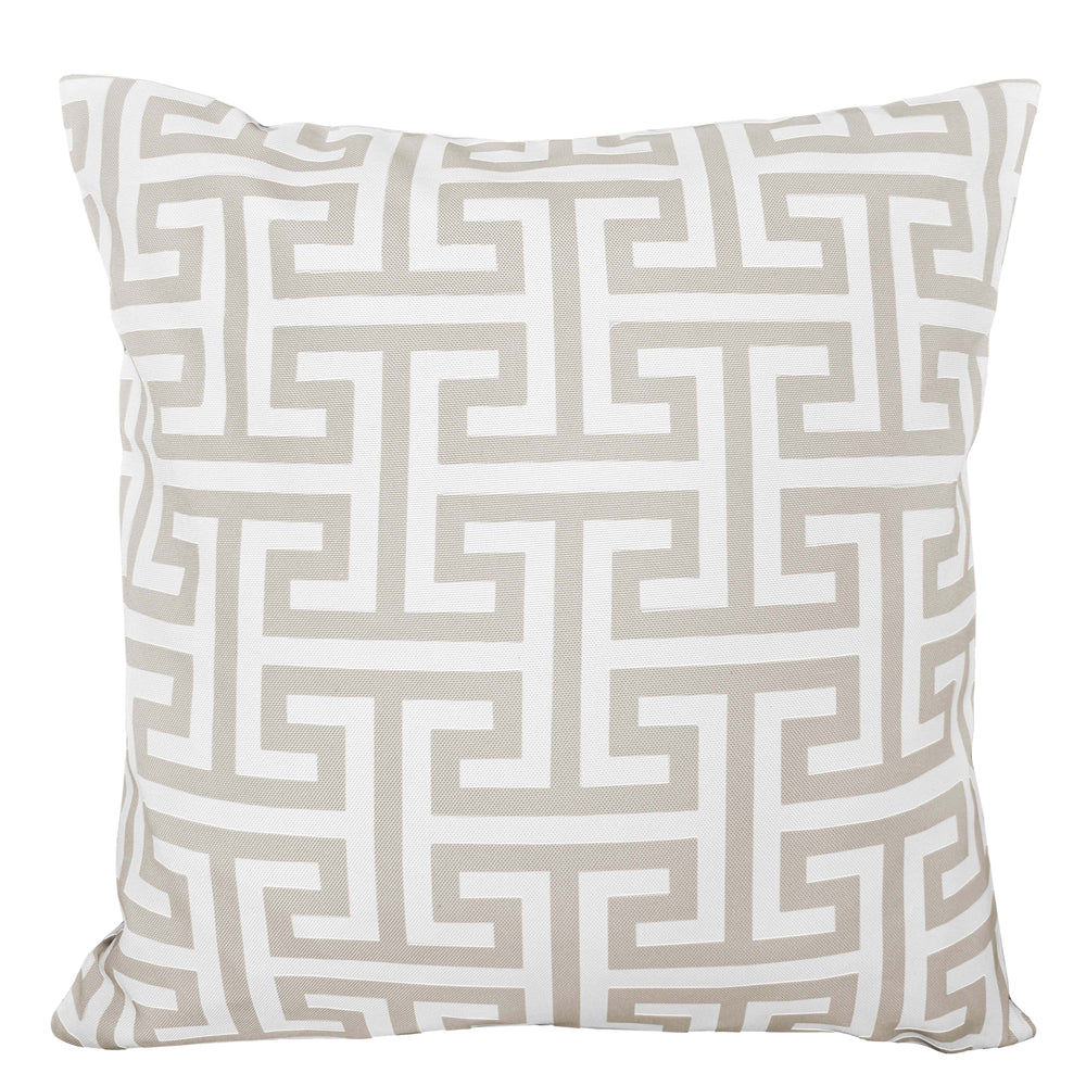 Waterproof Breathable Milano Natural Hollowfibre Filled Cushions 43x43cm for Outdoor Garden Bench Sofa or Indoor Use by OLIVIA ROCCO