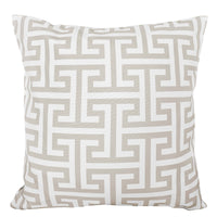 Waterproof Breathable Milano Natural Hollowfibre Filled Cushions 43x43cm for Outdoor Garden Bench Sofa or Indoor Use by OLIVIA ROCCO