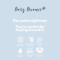 Women's Charcoal Plush Fleece Hooded Pyjama Set with Sherpa Lining Soft Flannel Loungewear Warm Cosy Nightwear Sizes S to XL by Daisy Dreamer