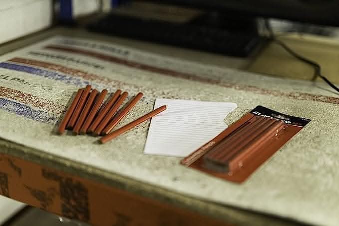 Wooden Carpenters Pencils - Octagonal Woodwork Marking Drawing