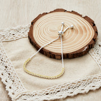 Yellow Tennis Friendship Bracelet Created with Zircondia® Crystals