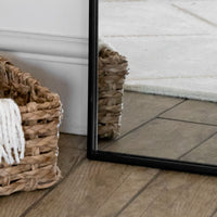 Yōko Full Length Black Metal Gentle Arch Mirror - 180cm x 90cm