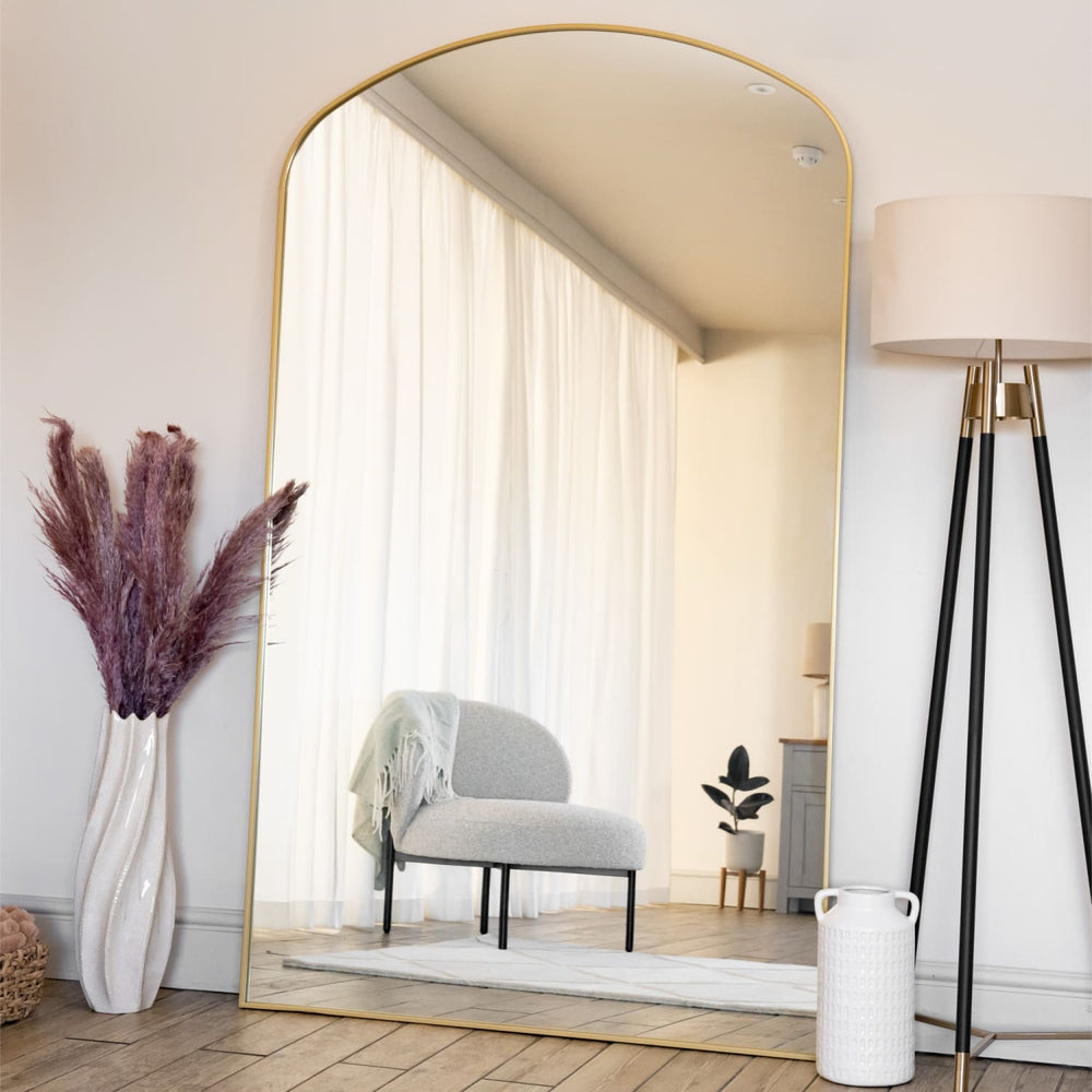 Yoko - Gold Metal Gentle Arch Mirror - 200cm x 120cm