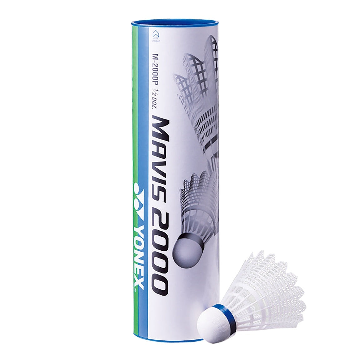 Yonex Mavis 2000 White Shuttle - Medium (Blue) Speed