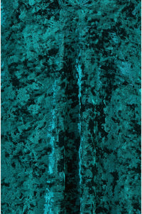 Yumi Green Velvet 3/4 Sleeve Tunic Dress for Chic Everyday Style