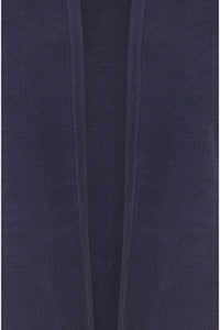 Yumi Navy Cropped Cardigan With Bell Sleeves