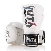 Yuth Muay Thai Boxing Gloves - Sport Line White