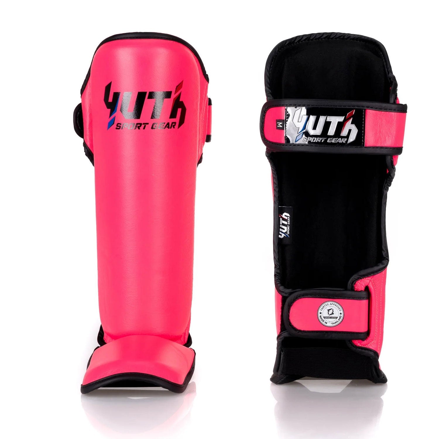 Yuth Muay Thai Boxing Shinguards - Signature Pink