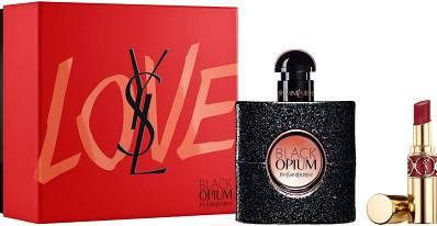 YSL Black Opium Gift Set for Women 50ml EDP + Lipstick
