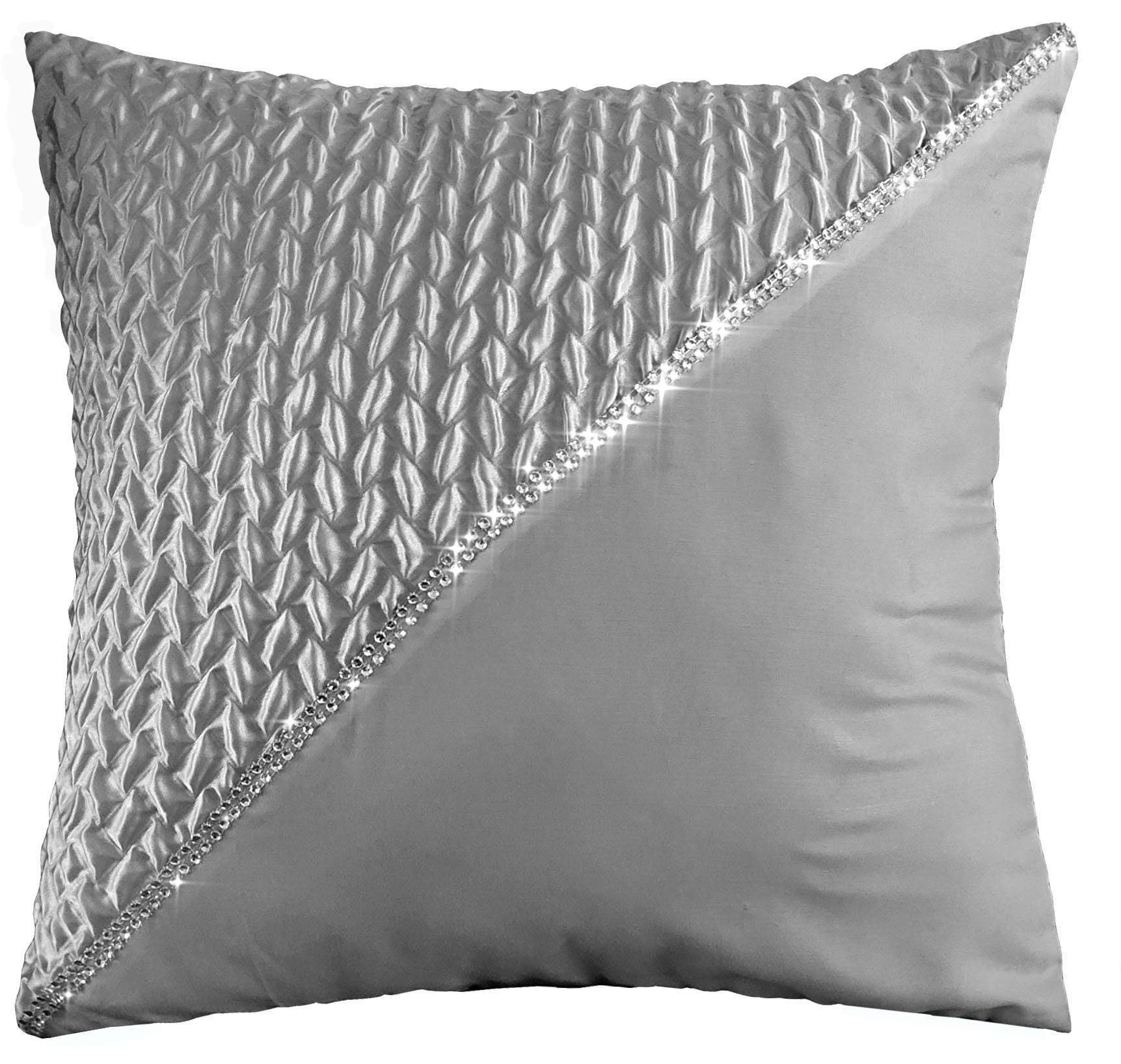 Zenia Luxurious Duvet Cover Set with Quilted Trim and Diamante Detailing  Available in Single Double Kingb and Super King Sizes by OLIVIA ROCCO